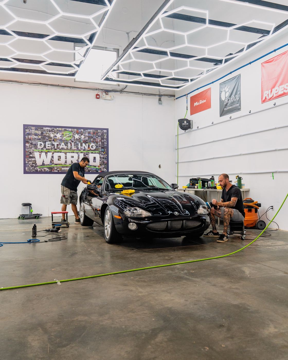 Detailing studio at work